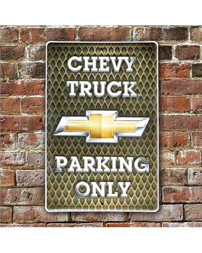Plechová ceduľa Chevy Trucks Parking NEW 45 cm x 30 cm w
