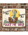 Plechová cedule Moore - Make me Wine 40 cm x 32 cm w