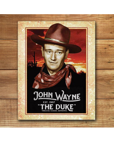 Plechová ceduľa John Wayne - Classic 32cm x 40cm