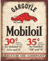 Plechová cedule Mobiloil Gargoyle 40 x 32 cm x