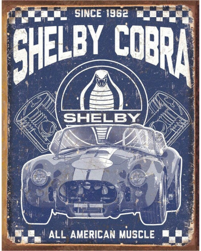 Plechová ceduľa Shelby - American Muscle 40 cm x 32 cm