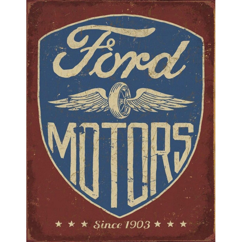 Plechová ceduľa Ford Motors Since 1903