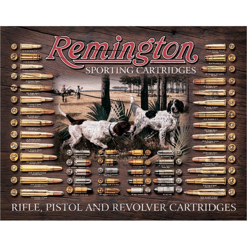 Plechová ceduľa Remington Bullet Board 40 cm x 32 cm
