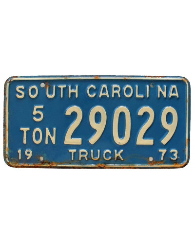 Americká ŠPZ South Carolina Truck 1973