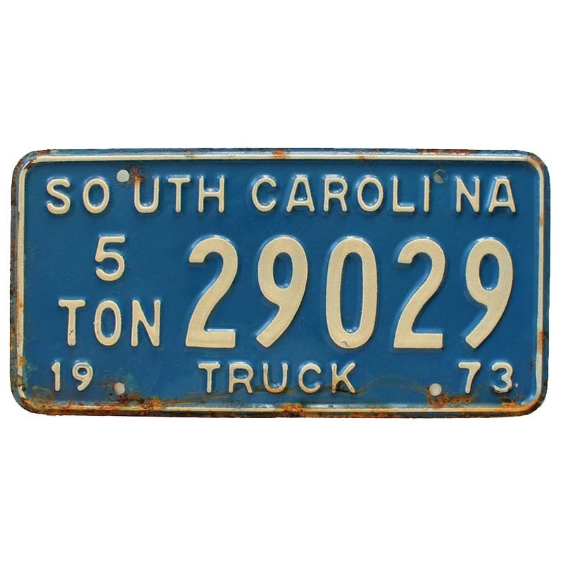 Americká ŠPZ South Carolina Truck 1973