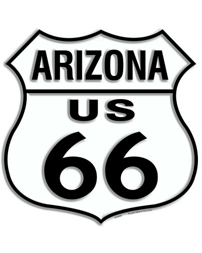 Plechová ceduľa Route 66 Arizona Shield 30cm x 30cm n