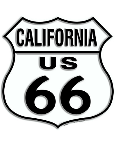 Plechová ceduľa Route 66 California Shield 30cm x 30 cm n