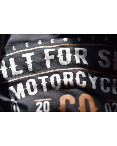 Pánske tričko Built For Speed Motorcycle čierne detail