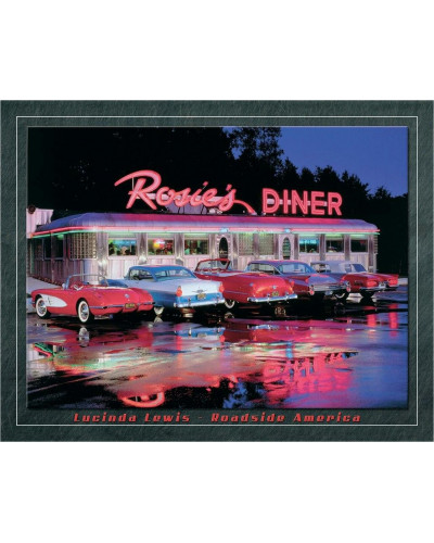Plechová ceduľa Lewis- Rosies Diner 32 cm x 40 cm