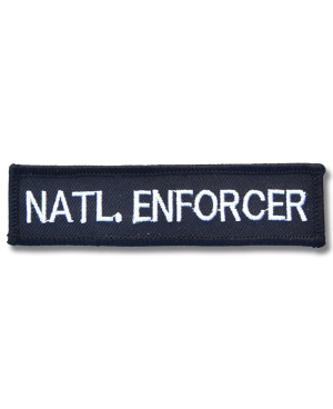 Moto nášivka Natl. Enforcer 10cm x 3cm