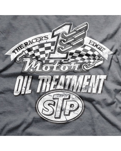 Pánské tričko STP Oil Treatment sivé detail