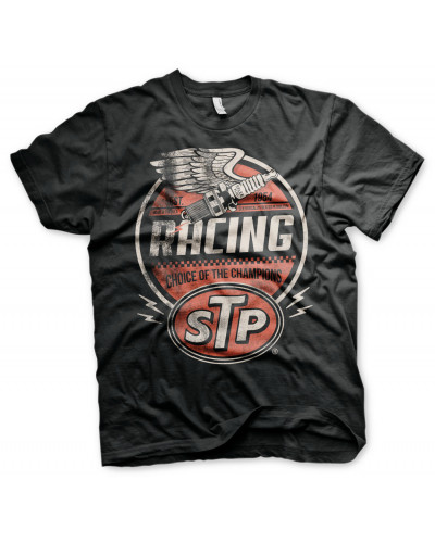 Pánské tričko STP Vintage Racing čierne