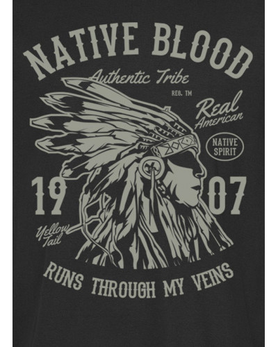 Pánske tričko Native Blood čierne det.