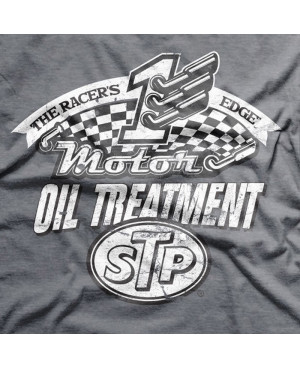 Dámské tričko STP Oil Treatment šedé detail