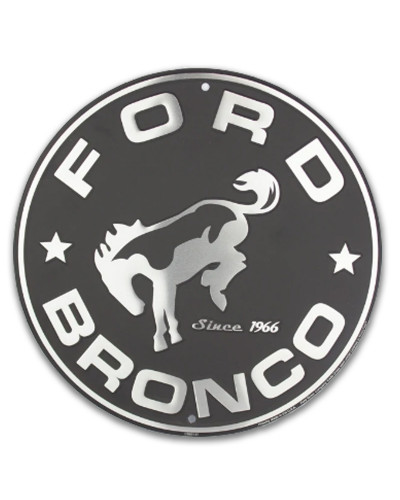 Plechová ceduľa Ford Bronco round 30cm