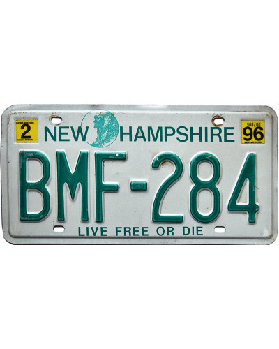 Americká ŠPZ New Hampshire - Live Free or Die