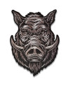 Moto nášivka Wild Boar na záda XXL 26 cm x 21cm