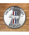 Plechová cedule Ford Mustang round w 30cm