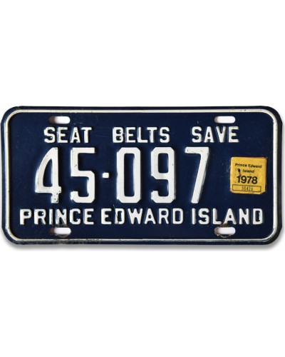 Kanadská ŠPZ Prince Edward Island 45 097