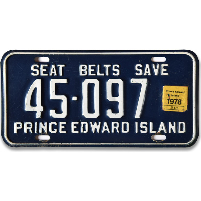 Kanadská ŠPZ Prince Edward Island 45 097