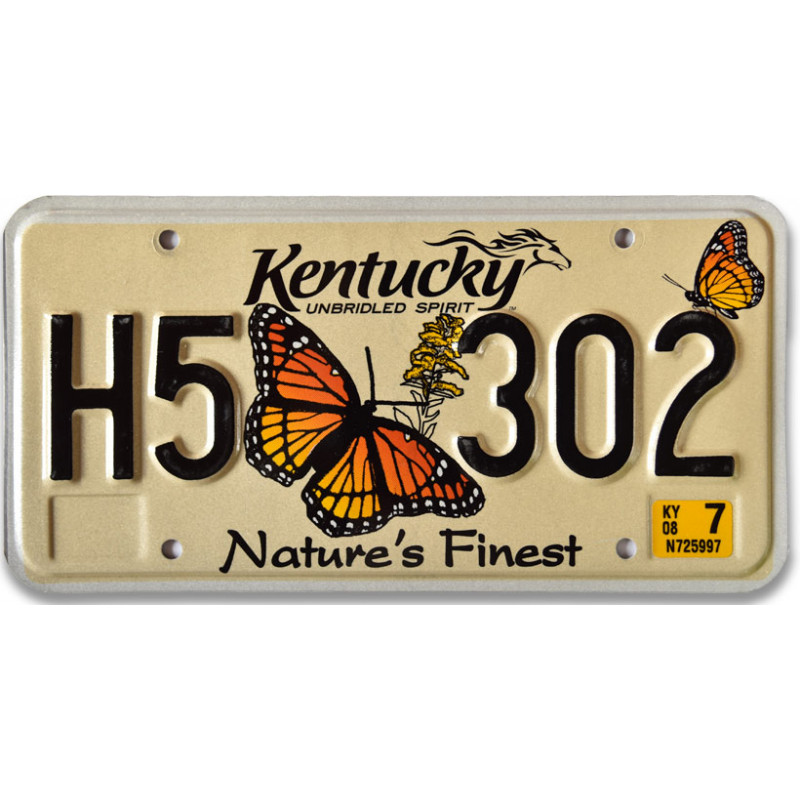Americká ŠPZ Kentucky Nature H5 302