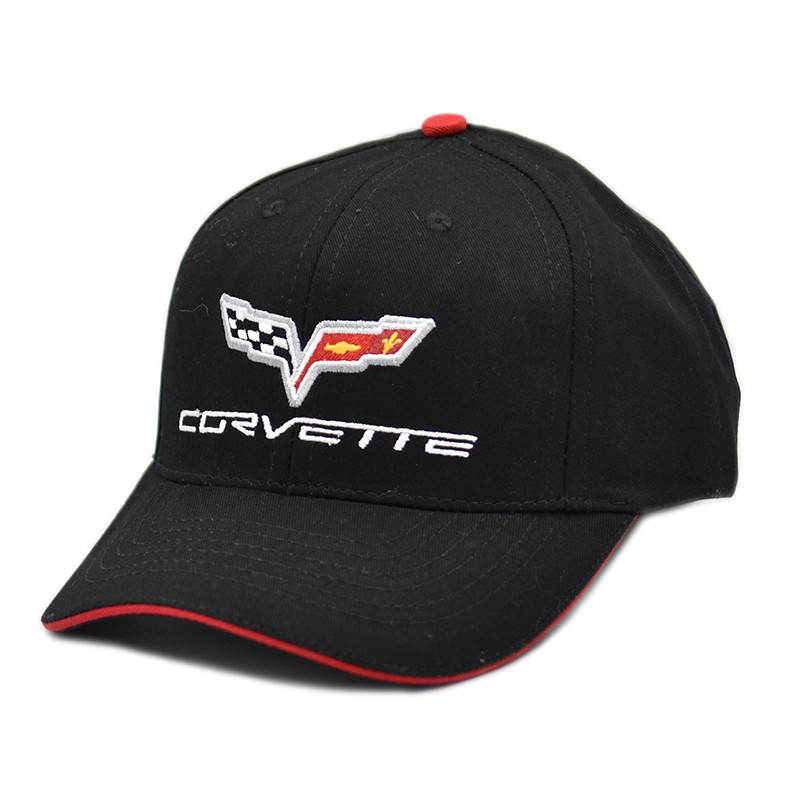 Šiltovka Chevrolet Corvette C6 Cotton Twill čierna