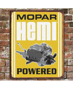 Plechová cedule Mopar Hemi Power