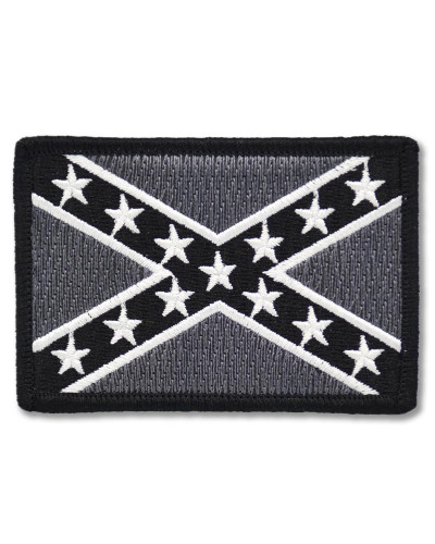 Moto nášivka Confederate Grey 8 cm x 6 cm
