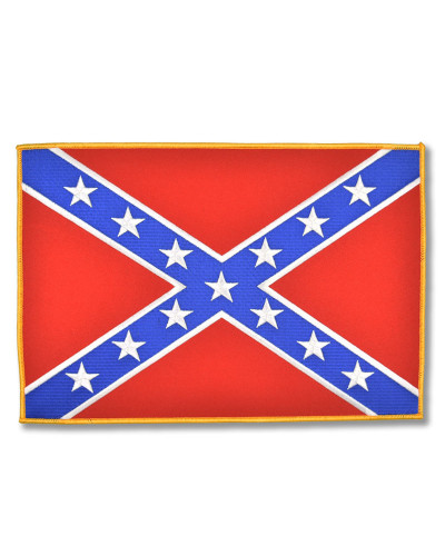 Moto nášivka Confederate Flag XXL na chrbát 29 cm x 20 cm