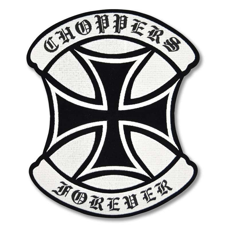 Moto nášivka Choppers Forever 17 cm x 15 cm
