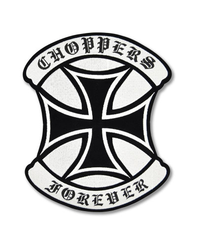 Moto nášivka Choppers Forever 17 cm x 15 cm