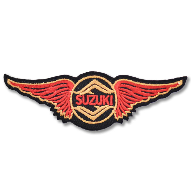 Moto nášivka Suzuki wings 9 cm x 3 cm