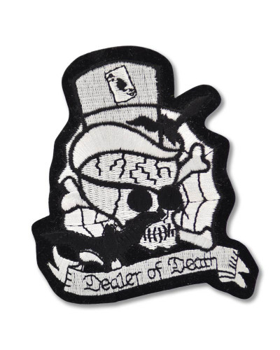 Moto nášivka Dealer of Death 8 cm x 10 cm
