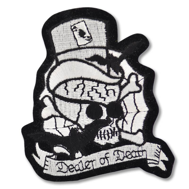 Moto nášivka Dealer of Death 8 cm x 10 cm