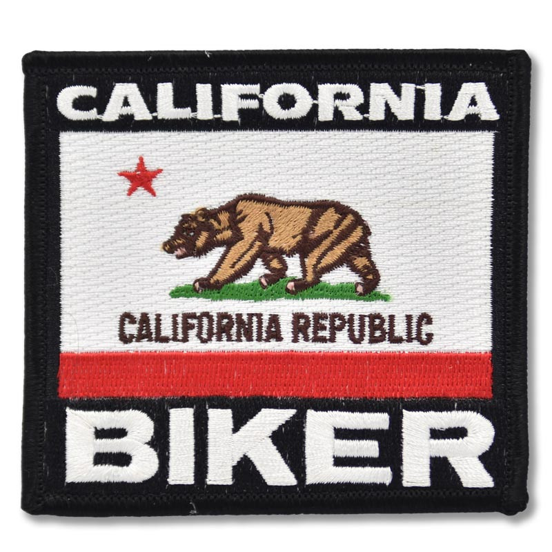 Moto nášivka California Biker 9 cm x 8 cm