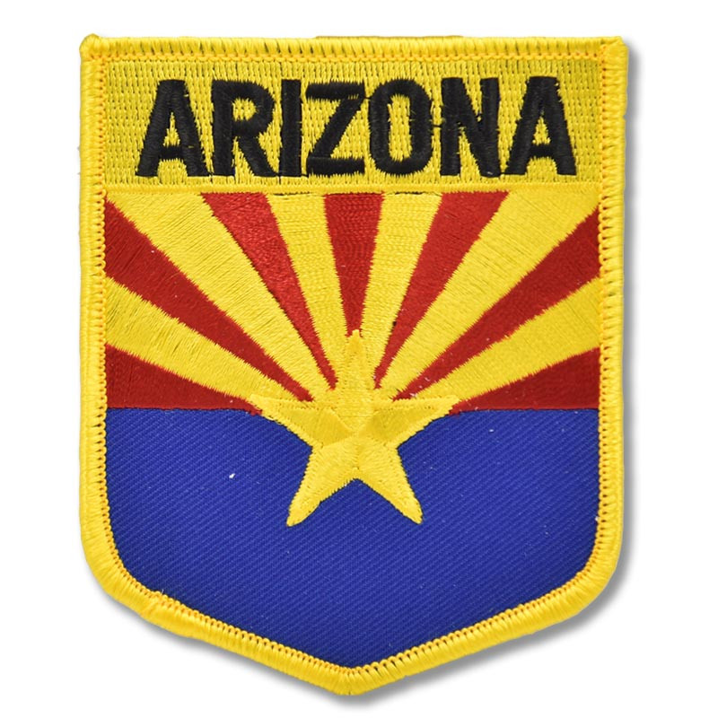 Moto nášivka Arizona 9 cm x 7 cm