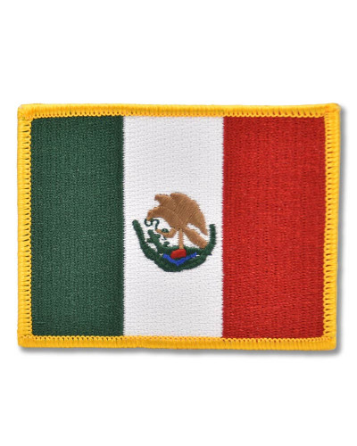 Moto nášivka Mexico flag 6 cm x 8 cm
