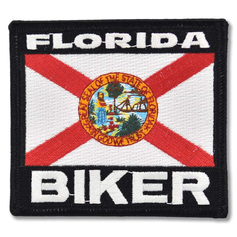 Moto nášivka Florida Biker 9 cm x 8 cm