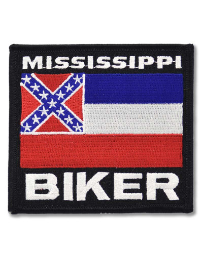 Moto nášivka Mississippi Biker 9 cm x 8 cm