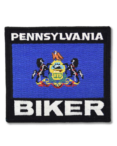 Moto nášivka Pennsylvania Biker 9 cm x 8 cm