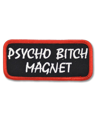 Moto nášivka Psycho Bitch Magnet 4 cm x 9 cm