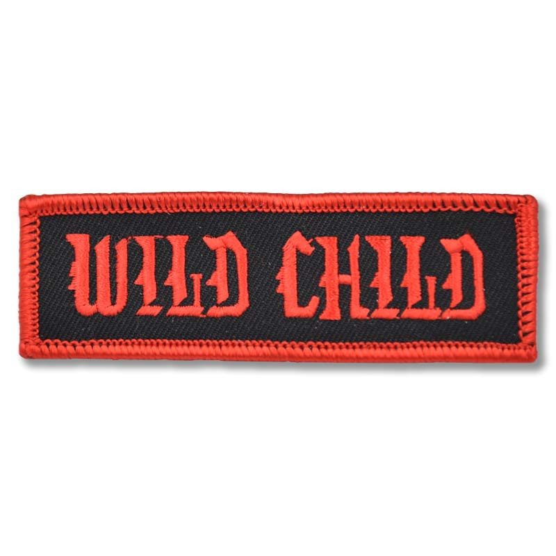 Moto nášivka Wild Child 9 cm x 3 cm