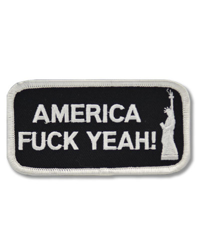 Moto nášivka America Fuck Yeah! 5 cm x 10 cm