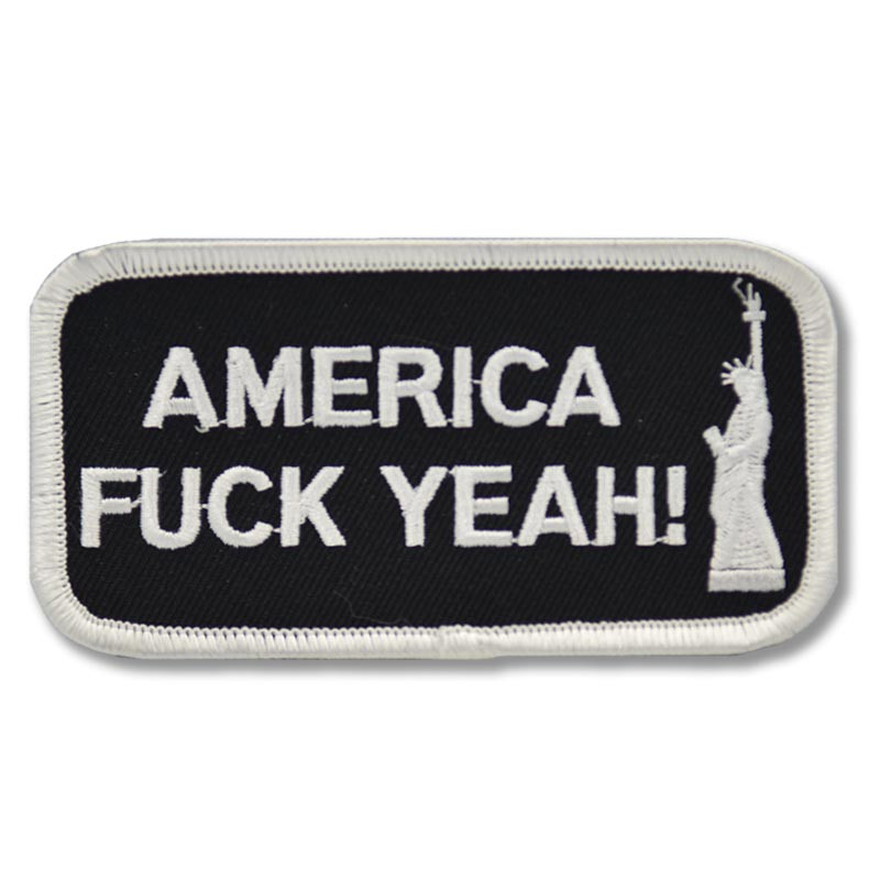 Moto nášivka America Fuck Yeah! 5 cm x 10 cm