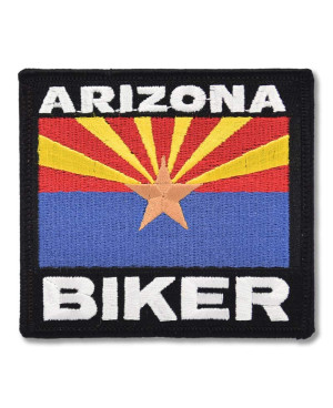 Moto nášivka Arizona Biker  9cm x 8cm