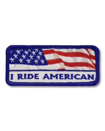 Moto nášivka I Ride American 9 cm x 4 cm
