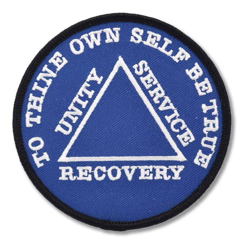 Moto nášivka Anonymous Alcoholics symbol 9 cm