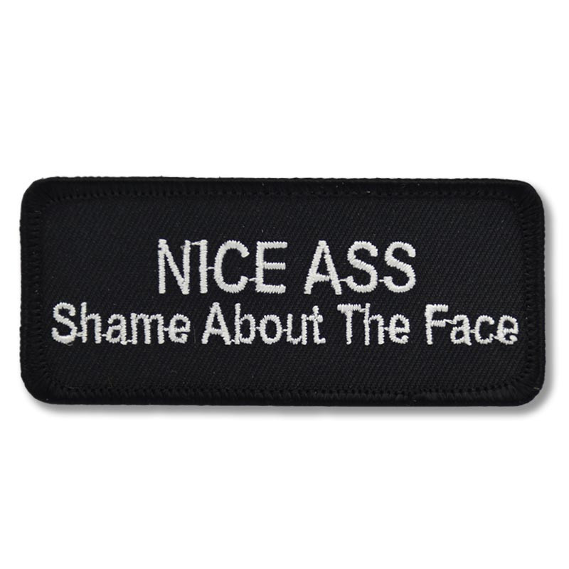 Moto nášivka Nice Ass 9 cm x 4 cm
