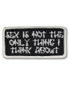 Moto nášivka Sex is not only 5 cm x 10 cm