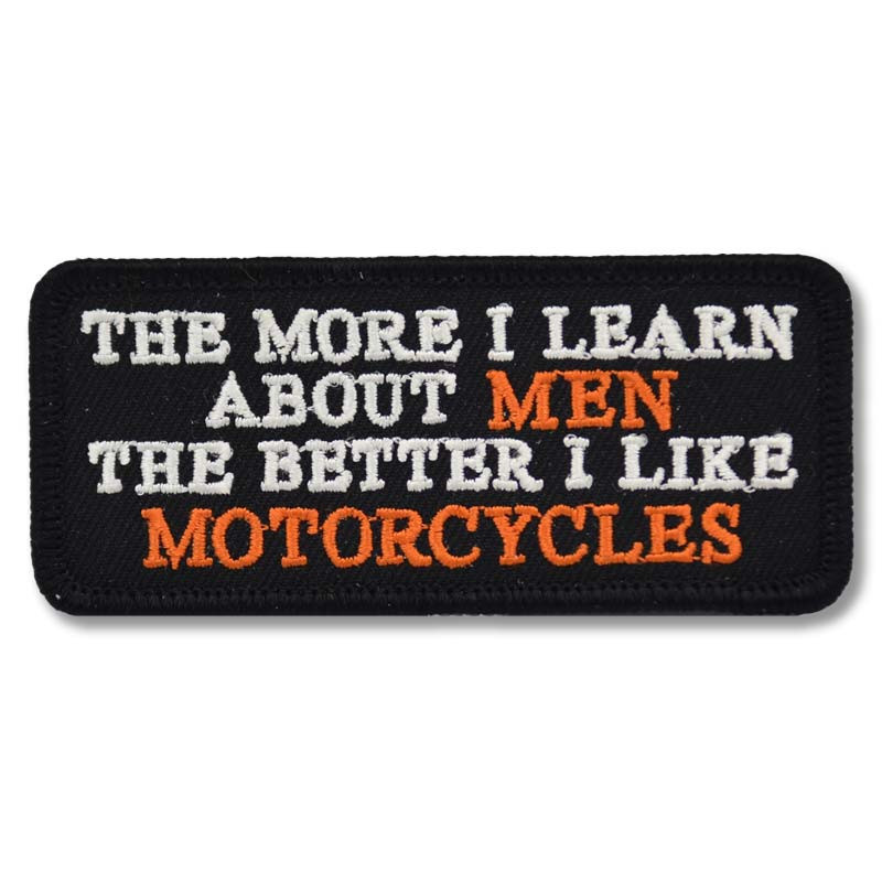 Moto nášivka More about Men 9 cm x 4 cm